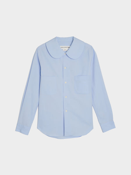 Cotton Broad Shirt, Blue