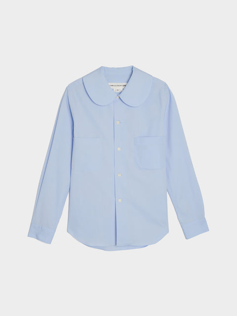 Cotton Broad Shirt, Blue