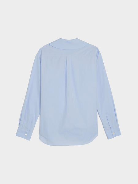 Cotton Broad Shirt, Blue