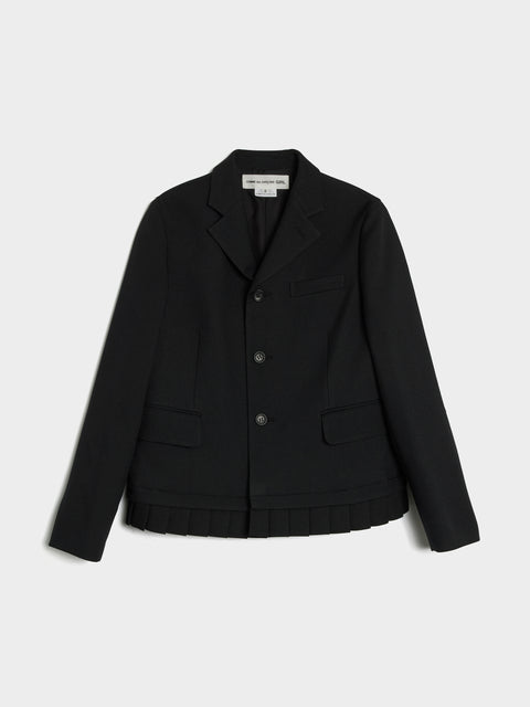 Gabardine Jacket, Black