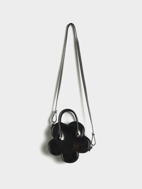 Synthetic Leather Bag, Black