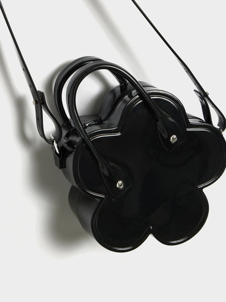 Synthetic Leather Bag, Black