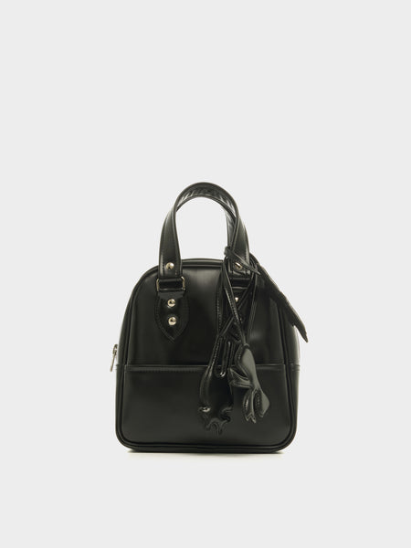 Synthetic Leather Bag, Black