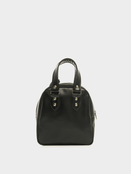 Synthetic Leather Bag, Black