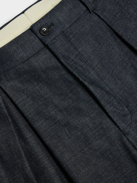 Cotton Denim Pant, Indigo