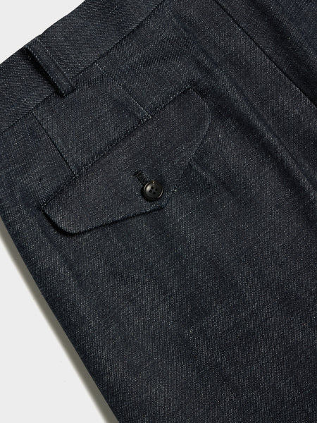 Cotton Denim Pant, Indigo