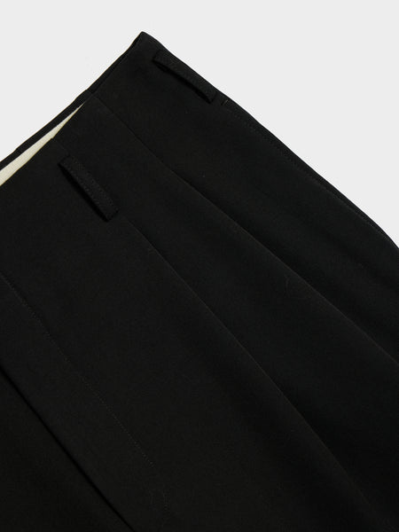 Wool Gabardine Pant, Black