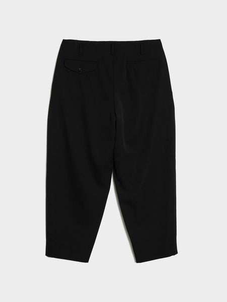 Wool Gabardine Pant, Black