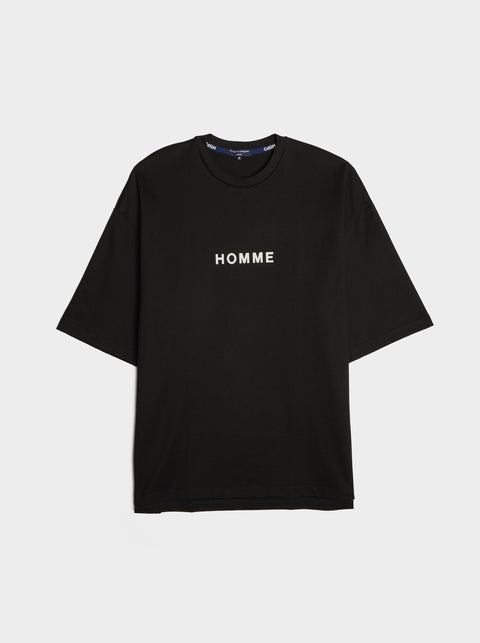 Homme Logo T-Shirt, Black