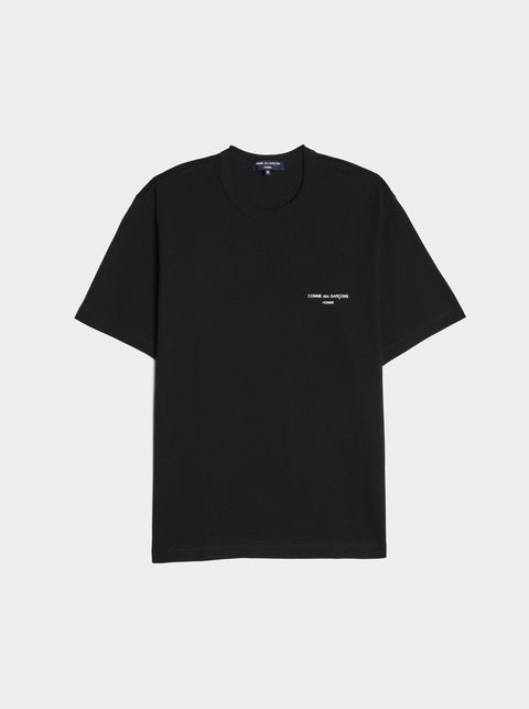 Homme Logo Print T-Shirt, Black