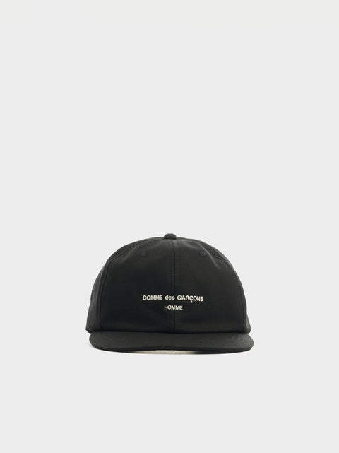 Cotton Serge Logo Cap, Black