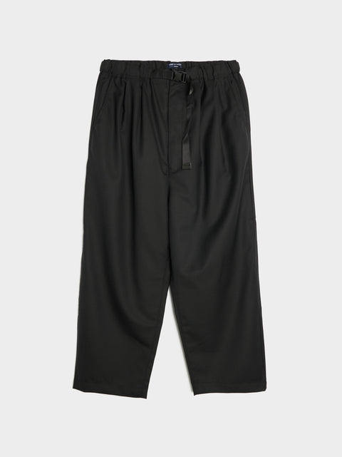 Wool Serge Pant, Black