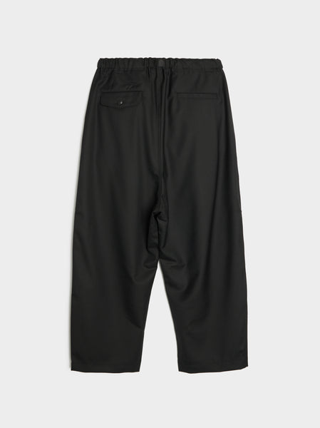 Wool Serge Pant, Black