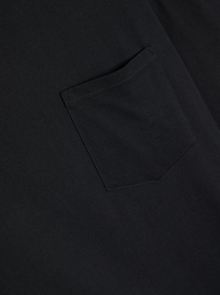 Cotton Jersey Pocket T-Shirt, Black