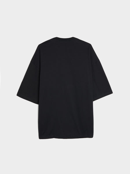 Cotton Jersey Pocket T-Shirt, Black