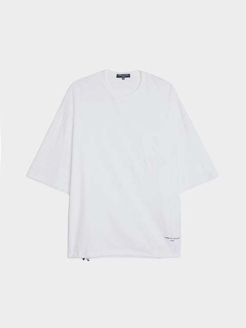 Cotton Jersey Pocket T-Shirt, White