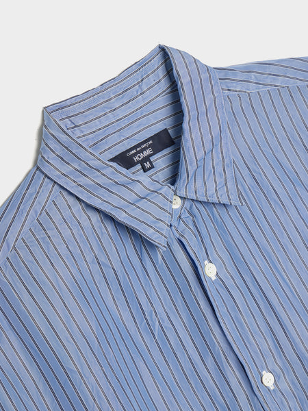 Cupra Stripes Garment Treated Shirt, Sax