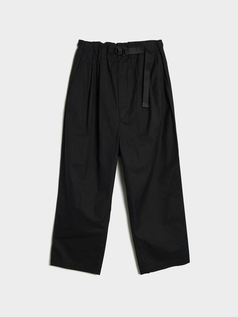 Cotton Twill Nidom Processing Trouser, Black