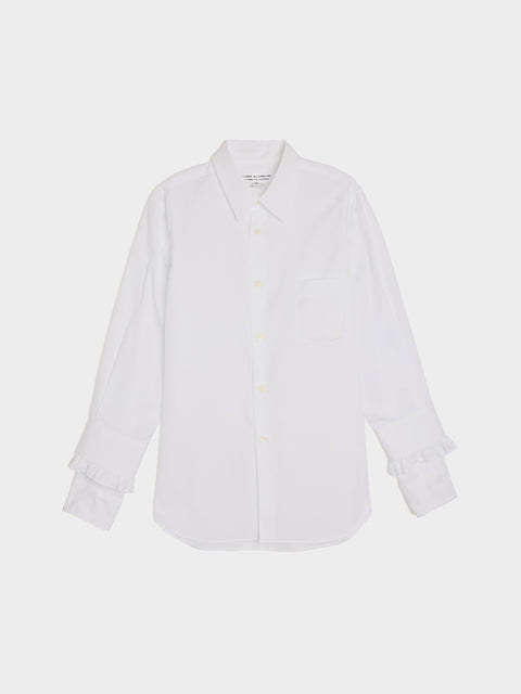 Cotton Button Up Shirt, White
