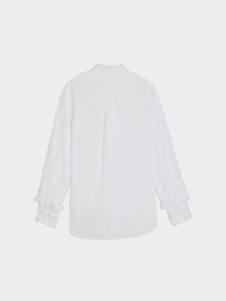 Cotton Button Up Shirt, White