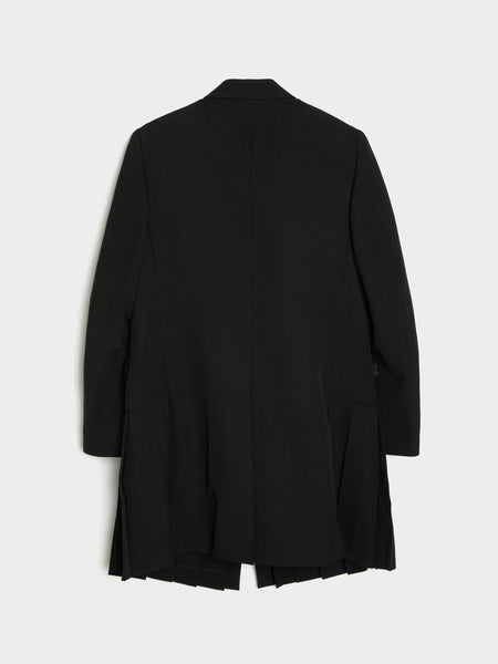 Wool Gabardine Medium Jacket II, Black