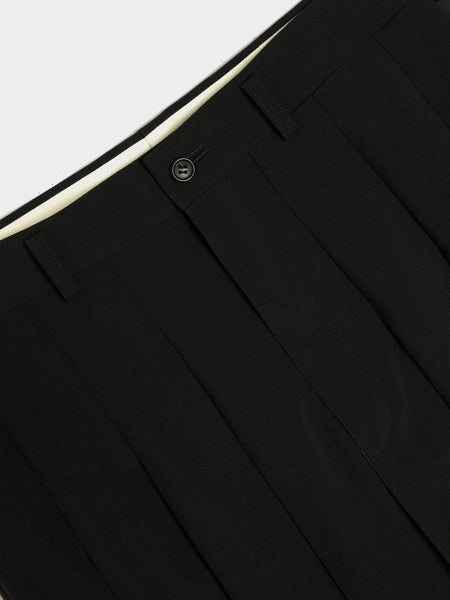 Wool Tropical Skirt, Black