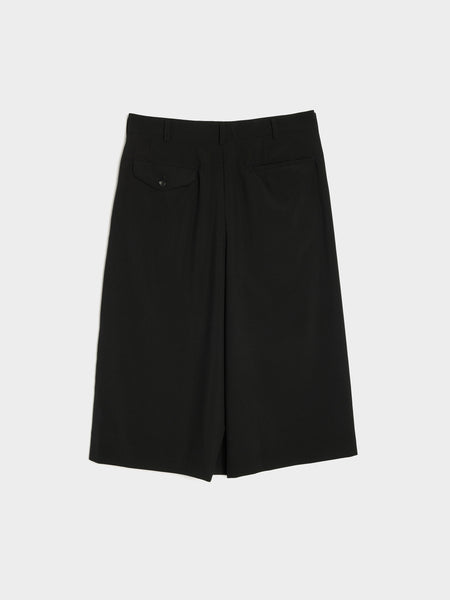 Wool Tropical Skirt, Black