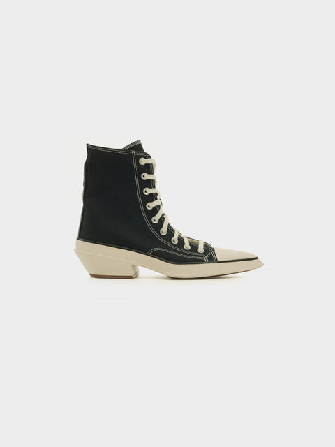 Chuck 70 Hi DE Luxe Pointed, Black / White