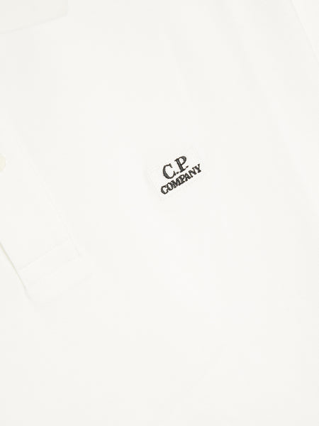 Stretch Piquet Polo Shirt, Gauze White