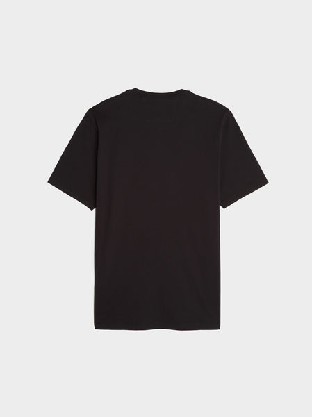 30/1 Jersey Small Logo T-Shirt, Black