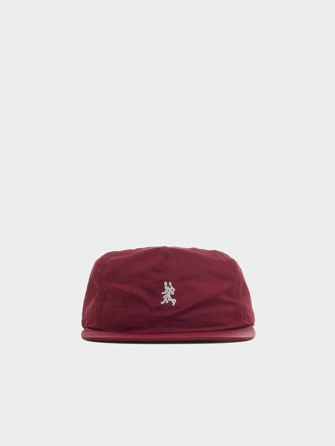5 Panel Nylon Hat, Maroon