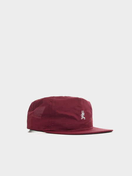 5 Panel Nylon Hat, Maroon