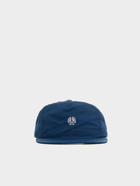 5 Panel Nylon Hat, Navy