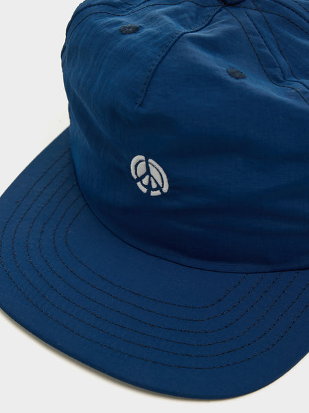 5 Panel Nylon Hat, Navy