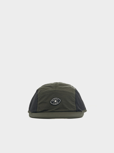 Performance Paneled Mesh Hat, Cypress