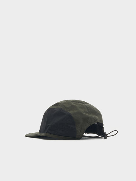 Performance Paneled Mesh Hat, Cypress