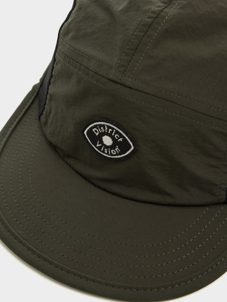 Performance Paneled Mesh Hat, Cypress