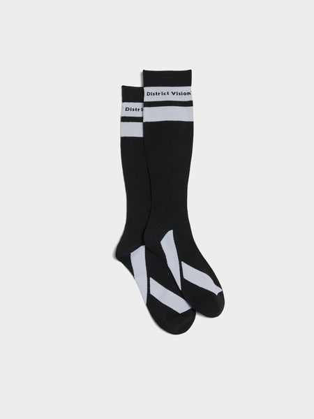 Cordura Compression Long Socks, Black