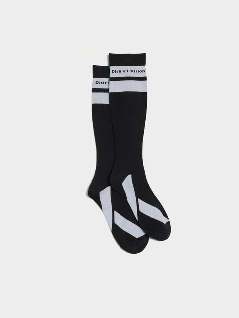 Cordura Compression Long Socks, Black