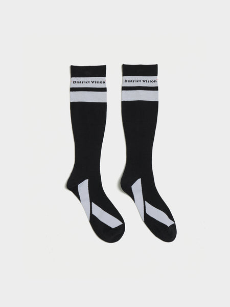 Cordura Compression Long Socks, Black