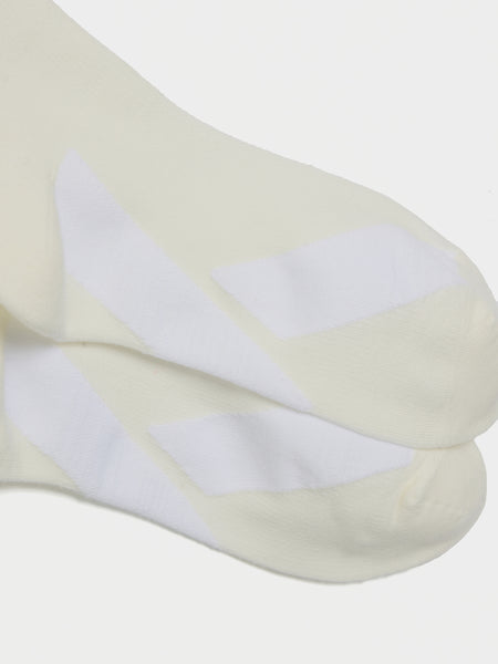 Cordura Compression Long Socks, White