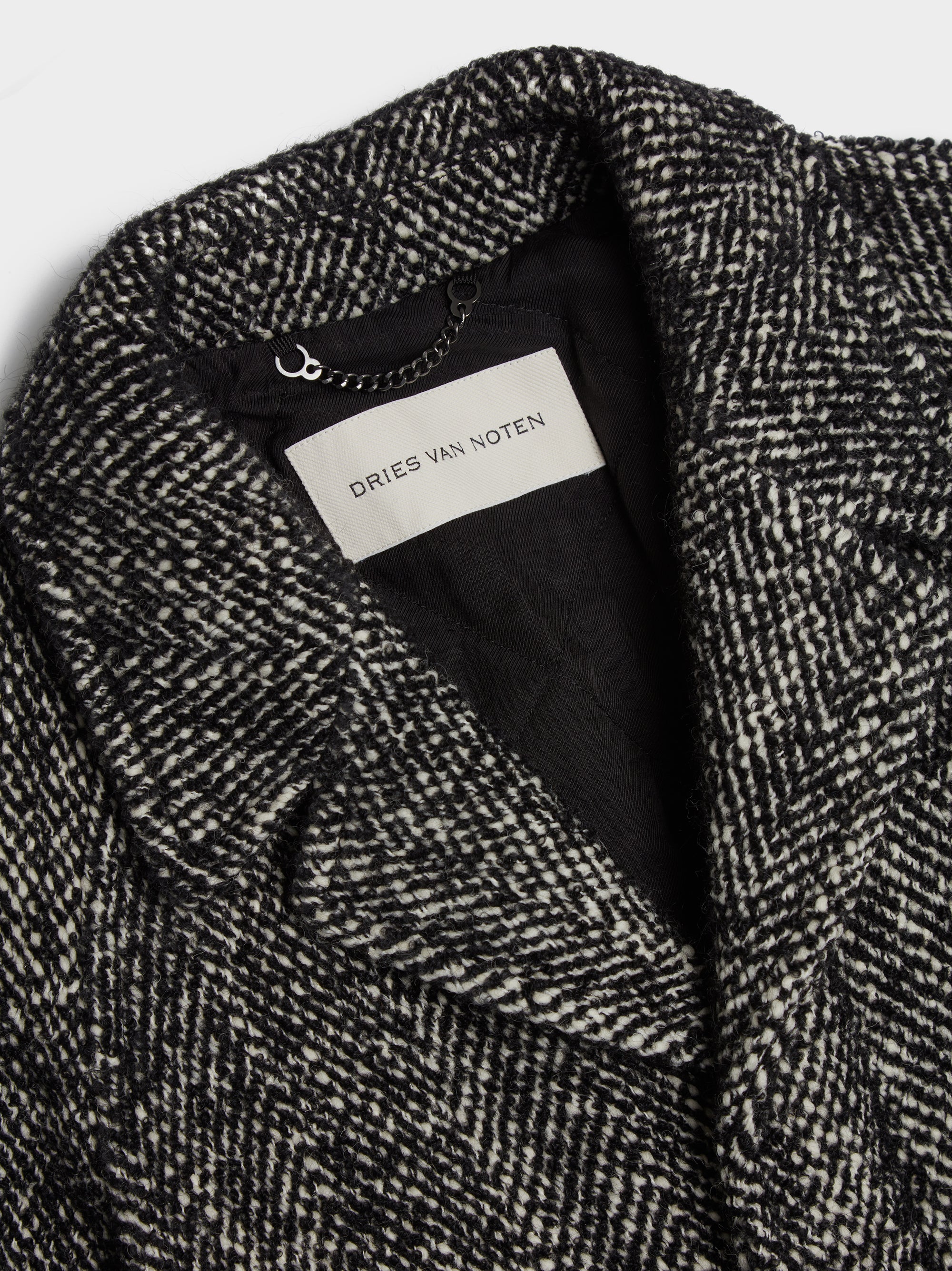 Tweed Alpaca Wool Coat | Dries Van Noten | 7017 REIGN