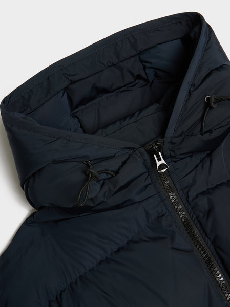 Loose Fitted Puffer Jacket, Navy