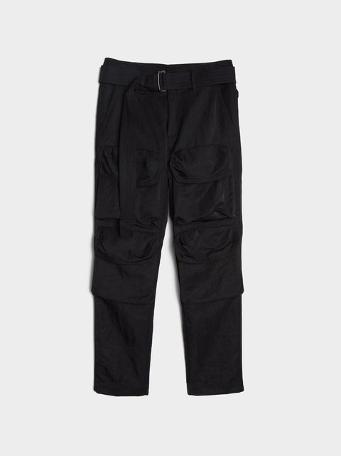 Front Patch Pockets Water-repellent Pant II, Black