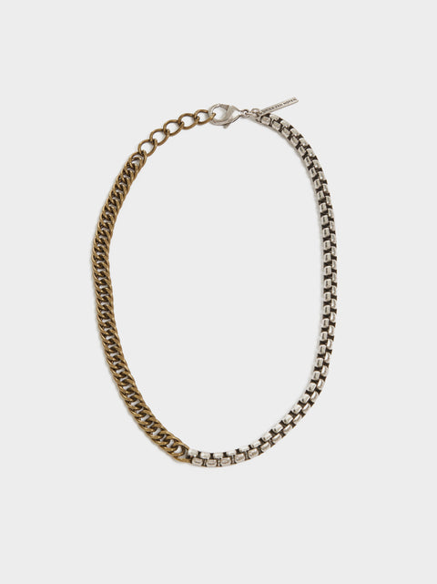 Curb Chain Necklace, Silver