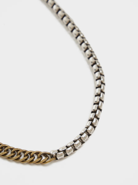 Curb Chain Necklace, Silver