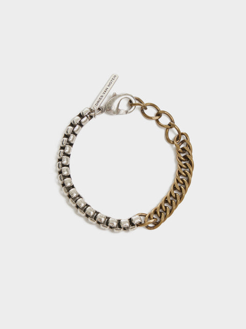 Curb Chain Bracelet, Silver