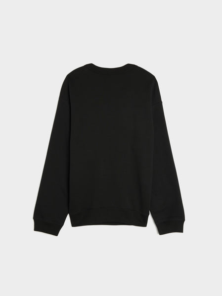 Loose Fit Pin Detail Sweatshirt, Black