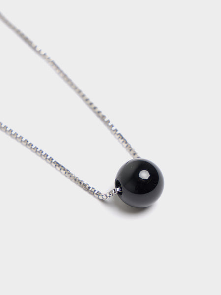 Natural Stones Necklace, Black