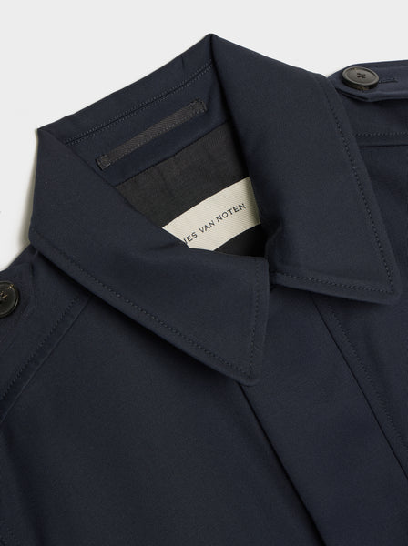 Reg Fit Cropped Jacket, Navy